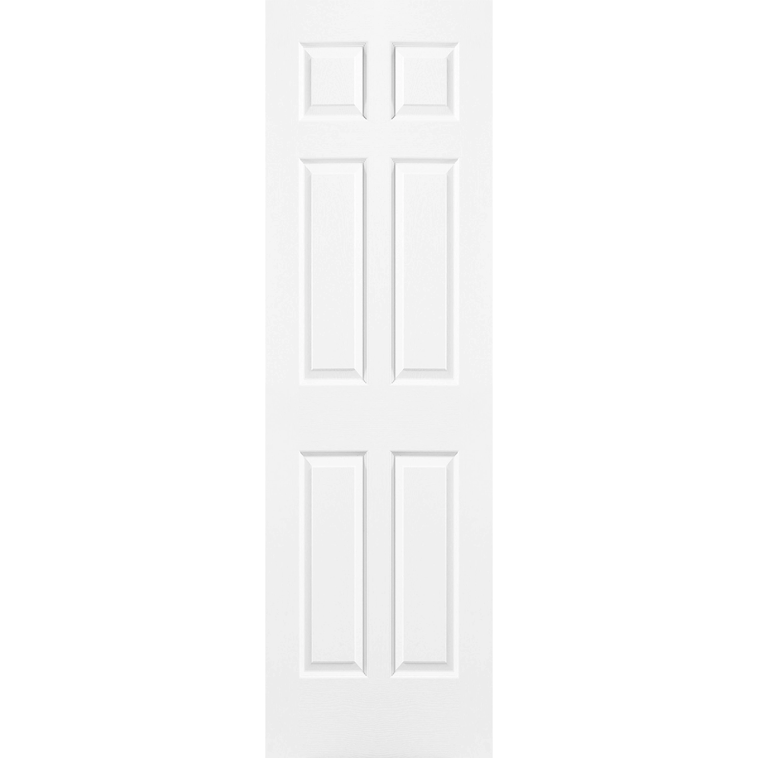 6 Panel Interior Door Wood Grain (Hollow Core) - 24 X 80 - D6HR24